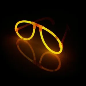 Glow bril oranje