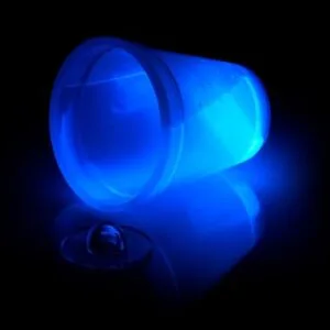 Neon Glow Beker 300ml Blauw