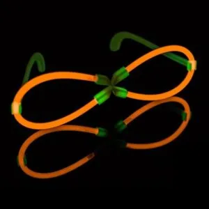 GlowBril oranje feestartikelen