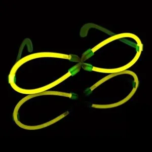 X-glowbril geel