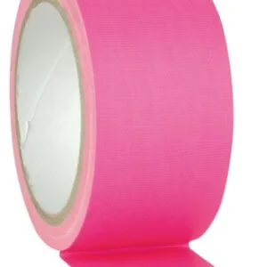 Neon tape 50mm 25 meter roze