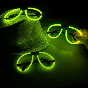 lichtgevende bril voor je eigen te gek neon feest